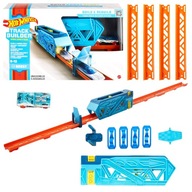 HOT WHEELS TRACK BUILDER POSUVNÝ URÝCHĽOVAČ SLIDE AND LAUNCH TOR