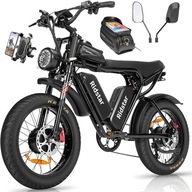 20-calowy rower elektryczny terenowy 3000 W 52 V 40 Ah 60 km/h Podwójny akumulatorowy hamulec olejowy