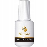 Silcare Klej w Pędzelku Nail Glue Do Tipsów Ozdób Mocny Transparentny 7,5g