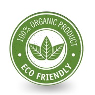 Etykiety ORGANIC PRODUCT fi 67,2mm - naklejki na ekologiczne produkty