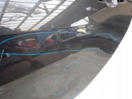 JAGUAR XE 15-24 ajtó far hátsó bal