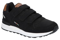 AMERICAN CLUB AA39 SOLIDNE ADIDASY, PÓŁBUTY, BUTY NA RZEPY BLACK 38