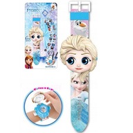 ELSA FROZEN KRAINA LODU ZEGAREK 3D Z PROJEKTOREM RZUTNIKIEM