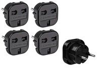 4 x ADAPTER GNIAZDA WTYCZEK POLSKA/EU - ANGLIA UK