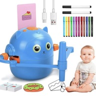 INTERAKTÍVNY KRESLENÝ ROBOT PRE DETI VZDELÁVACÍ SET 100 LISTOV