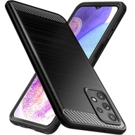 ETUI KARBON CASE PLECKI POKROWIEC FUTERAŁ do SAMSUNG GALAXY A23 5G + SZKŁO