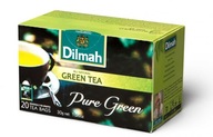 Herbata zielona ekspresowa Dilmah Pure Green Tea 20 kopert