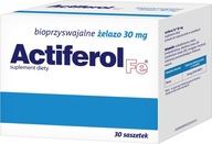 Výživový doplnok Poľský Lek ActiFerol Fe 30 mg 30 vrecúšok