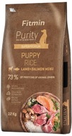 FITMIN DOG PURITY PUPPY RICE sucha karma dla psa JAGNIĘCINA TUŃCZYK 12 kg