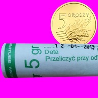 5 gr groszy 2013 Royal Mint Mennicze, Rolka Bankowa