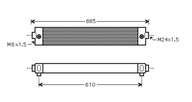 AVA Quality cooling SC3023 Olejový chladič, motorový olej