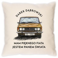 VANKÚŠ S POTLAČOU POĽSKÝ FIAT 125p DARČEK