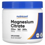 Nutricost, Magnesium Citrate, Unflavored, 8.8 oz (250 g)