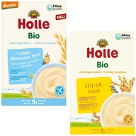 HOLLE Sada Bio Celozrnná kaša 2x 250g