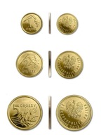 Zestaw 1, 2, 5 gr - mennica The Royal Mint 2013