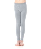 Brubeck Legginsy dziecięce COMFORT COTTON JUNIOR szary 140/146