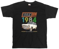 koszulka vintage born in prl prezent urodzinowy dowolny ROK auto moto WZORY
