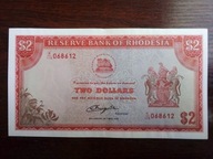 Banknot 2 dolary Rodezja