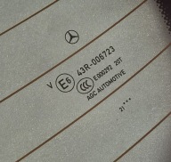 Galinis stiklas Mercedes C klasė W206 sedanas 2021- A2066705500 – nuotrauka 5