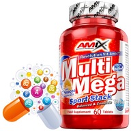 MultiMega AMIX Multivitamín pre ženy Mužov 60 dní Vitamín C D3 SILNÁ