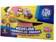 MODELINA SZKOLNA CUKIERNICZA ZABAWA 6 KOLORÓW