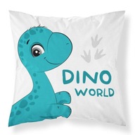 OBOJSTRANNÁ BAVLNENÁ OBLIEČKA 40x40 DINOSAUR DINO DINOS