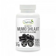 Mumio Shilajit Extract 10:1 Balzam hory Minerály 100kaps 350mg NatVita