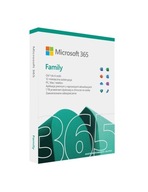Oprogramowanie Microsoft M365 Family BOX PL 6 PC