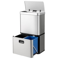 ELEKTROMOS SZEMETESKOSÁR 3 REKESSZEL SZELEKTÍV HULLADÉKGYŰJTŐ RENDSZER 56 L