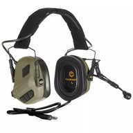 Ochronniki Słuchu Earmor M32 PLUS z Mikrofonem - Zielone - nowa wersja 2024