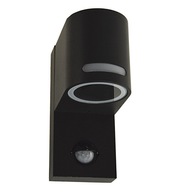 Fasádne svietidlo Revor GU10 čierne IP54 so senzorom