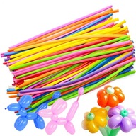 Balóny na modelovanie mix farieb 100 ks