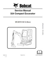 Servisná príručka opravy BobCat 324