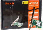WiFi Karta sieciowa AC1200 PCI Express 2.4/5Ghz antena 2*5dBi Tenda E12