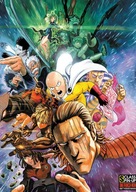 Plakat A3 One Punch Man Anime Saitama Genos