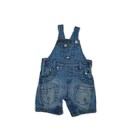 NEXT SUPER SPODENKI OGRODNICZKI JEANS 9-12m 80