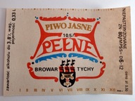 Etykieta z piwa Browar Tychy - Piwo Jasne Pełne