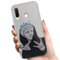 ETUI CASE SILIKONOWE OBUDOWA PLECKI NA TELEFON DO HUAWEI P30 LITE WZORY