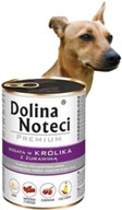 DOLINA NOTECI PREMIUM mokra karma dla psa KRÓLIK Z ŻURAWINĄ 400 g