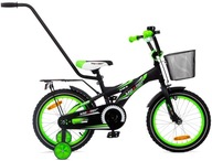 Rowerek dziecięcy BMX 16" Mexller Rower + prowadnik + kółka boczne