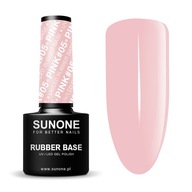 SUNONE hybridný lak Rubber Base Pink 05 5g