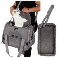 SZÁLLÍTÓ TÁSKA MACSKA KUTYA SZELLŐZŐNYÍLÁSOK CIPZÁRAS SZŐNYEG