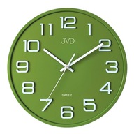 Nástenné hodiny JVD HX2472.2 zelené 3D SWEEP tiché