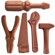 FIÚNAPI AJÁNDÉK NAGY SZERSZÁMKÉSZLET TEJCSOKOLÁDÉ DOBOZ