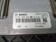 computer of the engine control unit RENAULT KOLEOS 2 2018 0281035322 237102804S 2.0D