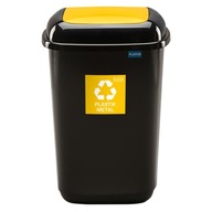 Kosz 90l do segregacji odpadów i śmieci PLASTIK