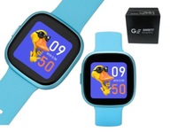 Smartwatch Garett Kids Fit Niebieski DOTYKOWY KROKI KALORIE CISNIENIE SMS