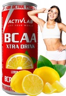 AMINOKWASY W PŁYNIE BEZ CUKRU Bcaa Xtra Drink ActivLab cytrynowy 330 ml