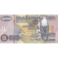 Banknot, Zambia, 100 Kwacha, 1992, Undated, KM:38b