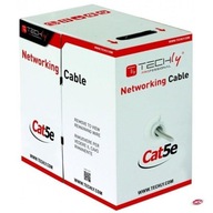 Kabel instalacyjny TechlyPro ITP8-FLU-0305 skrętka Cat5e UTP 4x2 linka CCA
